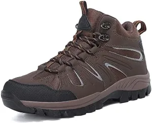 Thermal Products Mountaineering Shoes Outdoor high Shoes Hiking Shoes Cross Country Running Shoes Men's Shoes to Protect Your feet (Color : Brown, Size : 10.5)