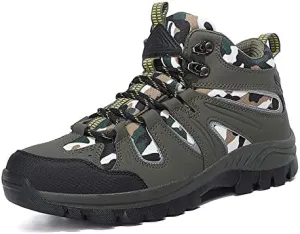 Thermal Products Mountaineering Shoes Outdoor high Shoes Hiking Shoes Cross Country Running Shoes Men's Shoes to Protect Your feet (Color : Camouflage, Size : 11)