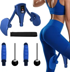 Thigh Master Kegel Exerciser with Cordless Ball,0-132 lbs Adjustable Resistance,Pelvic Floor Exercise Devices,Hip Trainer Leg Trainer for Men and Women
