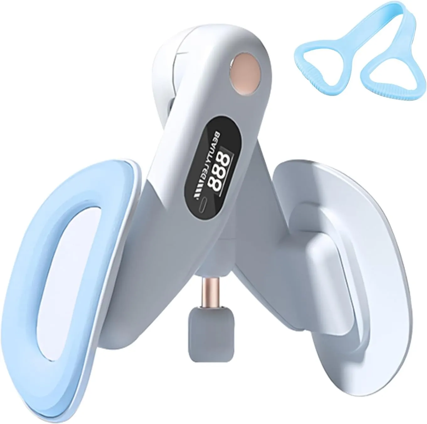 Thigh Master Thigh Exerciser for Women,Non-Slip Silicone Pads Enhanced Resistance Hip and Pelvis Trainer, Inner Thigh Exercise Equipment Kegel Exercise Products for Women Home Gym