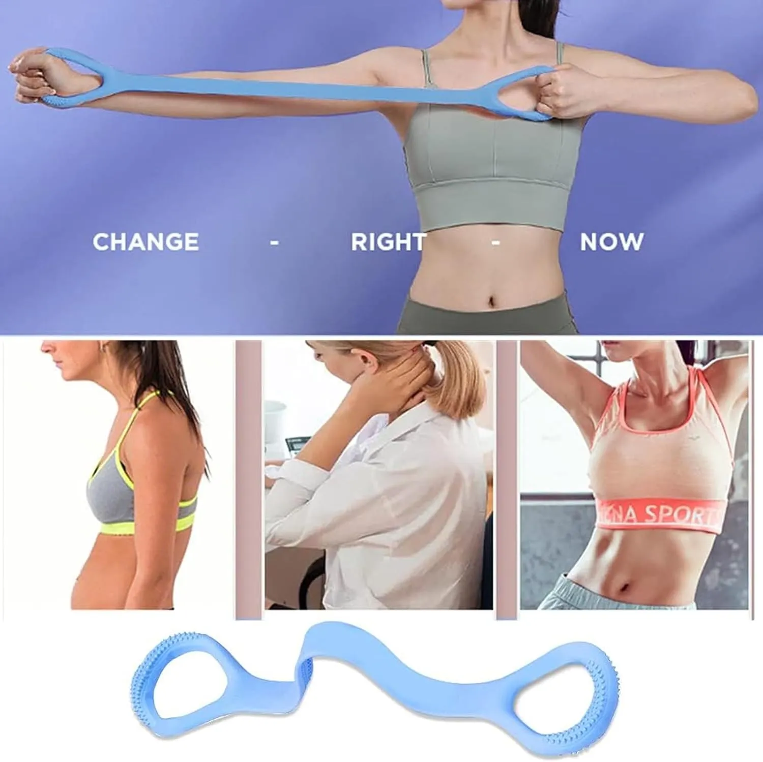 Thigh Master Thigh Exerciser for Women,Non-Slip Silicone Pads Enhanced Resistance Hip and Pelvis Trainer, Inner Thigh Exercise Equipment Kegel Exercise Products for Women Home Gym