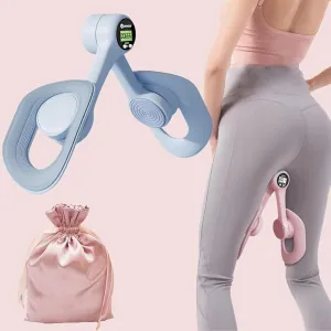 Thigh Master, Upgraded Pelvic Floor Strengthening Exercise Devices, Booty Trainer for Women, Thigh Slimmer, Inner Thigh Exerciser Workout Equipment for Home (Blue)