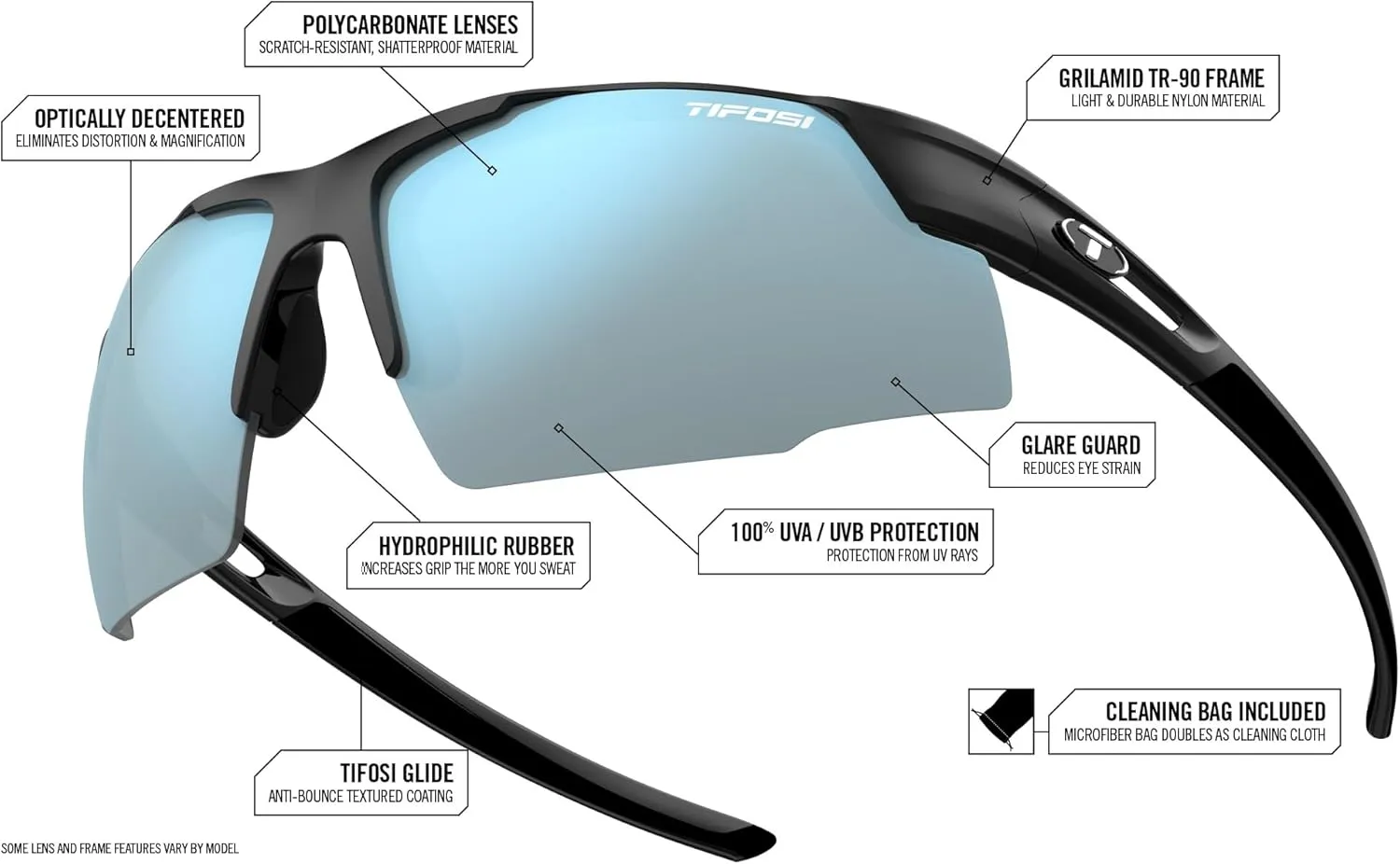 Tifosi Optics Centus Golf Sunglasses