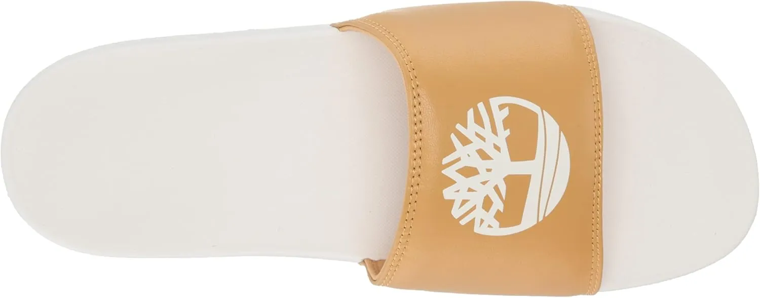 Timberland Playa Sands Sports Slide Sandal, Wheat w/White, 11 Medium