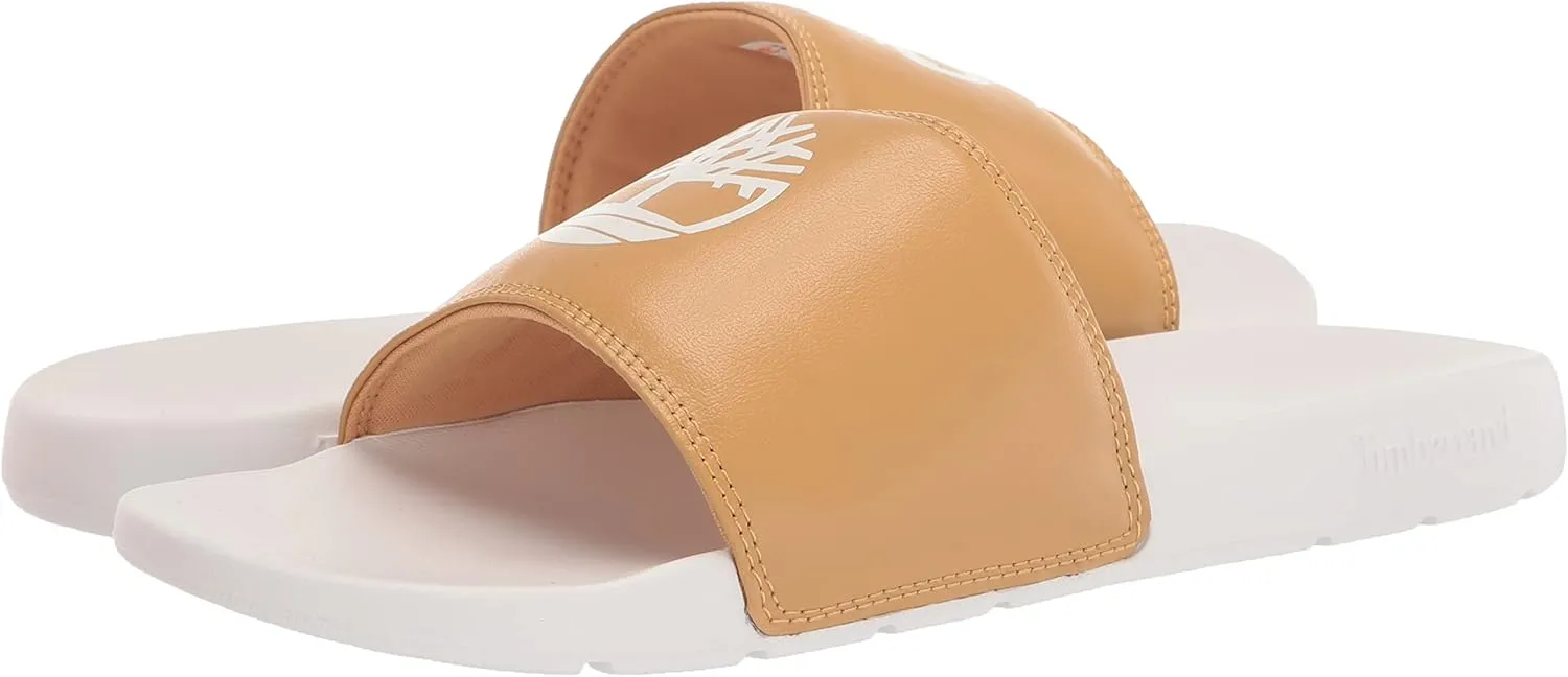 Timberland Playa Sands Sports Slide Sandal, Wheat w/White, 11 Medium