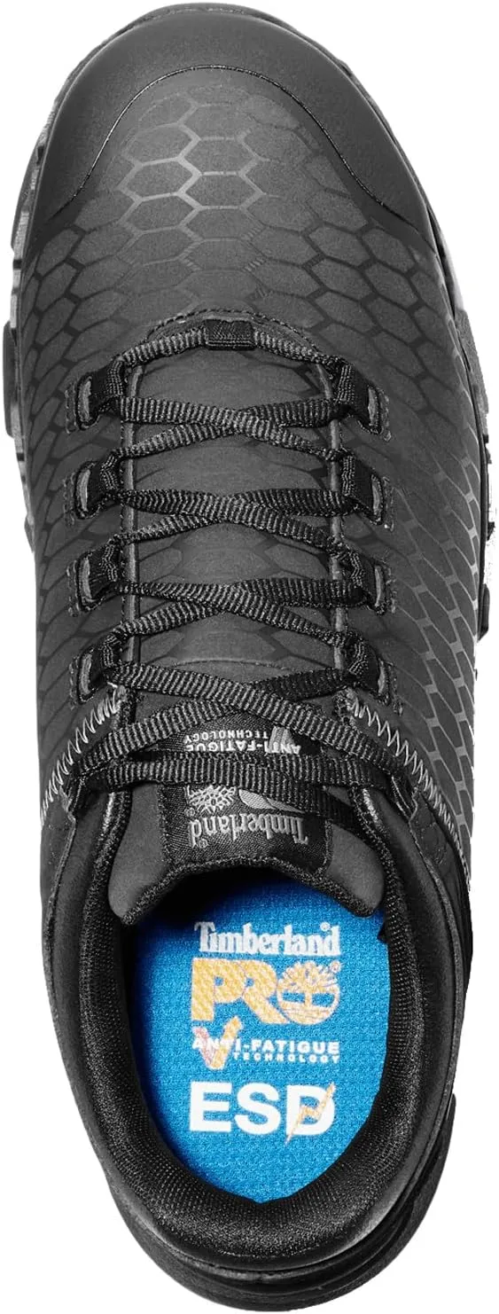 Timberland PRO Men's Powertrain Sport Alloy Safety Toe Static Dissipative Industrial Athletic Work Shoe