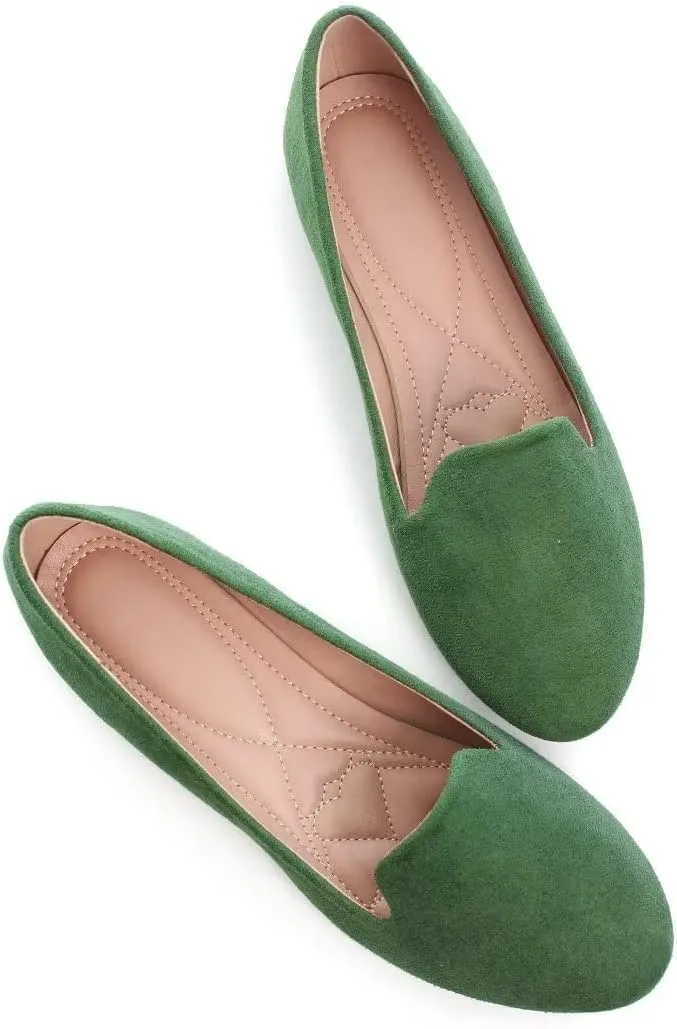 TN TANGNEST Slduv7 Women's Fashion Ballet Flats Pointed Comfortable Slip on Flat Dress Shoes
