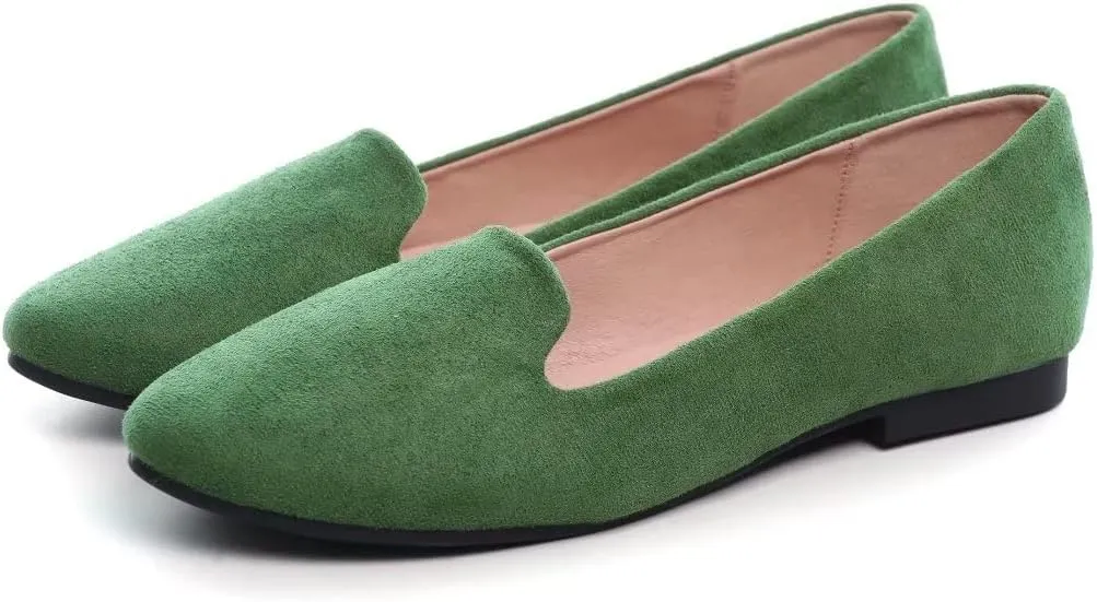TN TANGNEST Slduv7 Women's Fashion Ballet Flats Pointed Comfortable Slip on Flat Dress Shoes