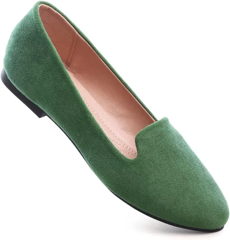 TN TANGNEST Slduv7 Women's Fashion Ballet Flats Pointed Comfortable Slip on Flat Dress Shoes