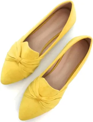 TN TANGNEST Women Fashion Pointed Toe Dress Shoes Comfortable Flat Ballet Shoes
