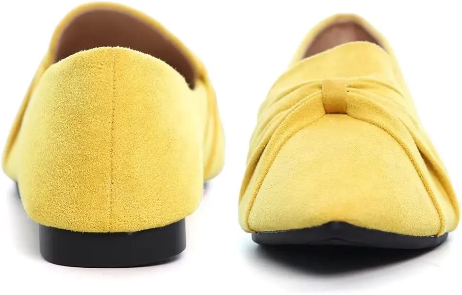 TN TANGNEST Women Fashion Pointed Toe Dress Shoes Comfortable Flat Ballet Shoes