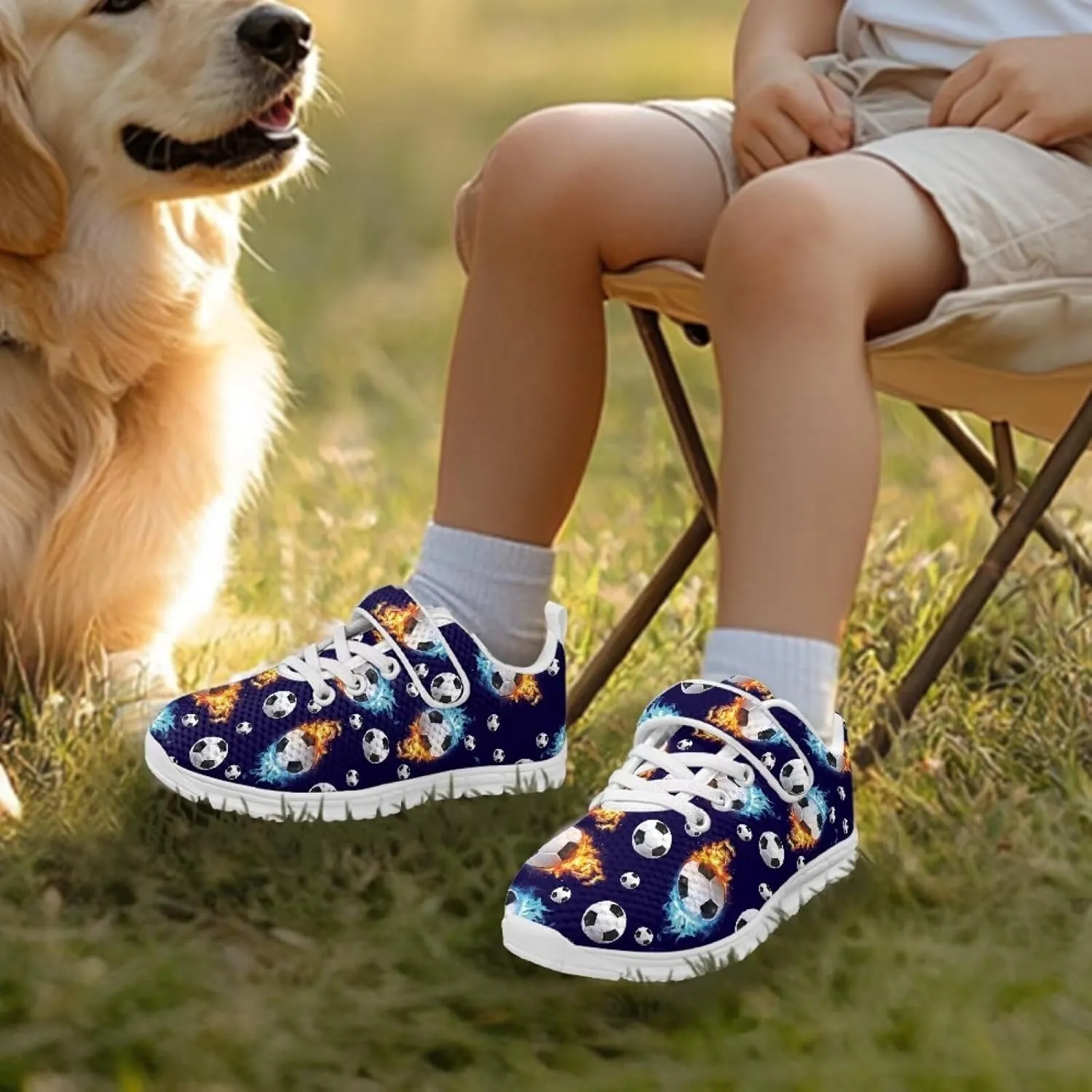 Toddler Boys Girls Sneakers Comfaortable Lace Up Outdoor Shoes Lightweight Soft Air Shoes for Parks US 11-15 White Sole