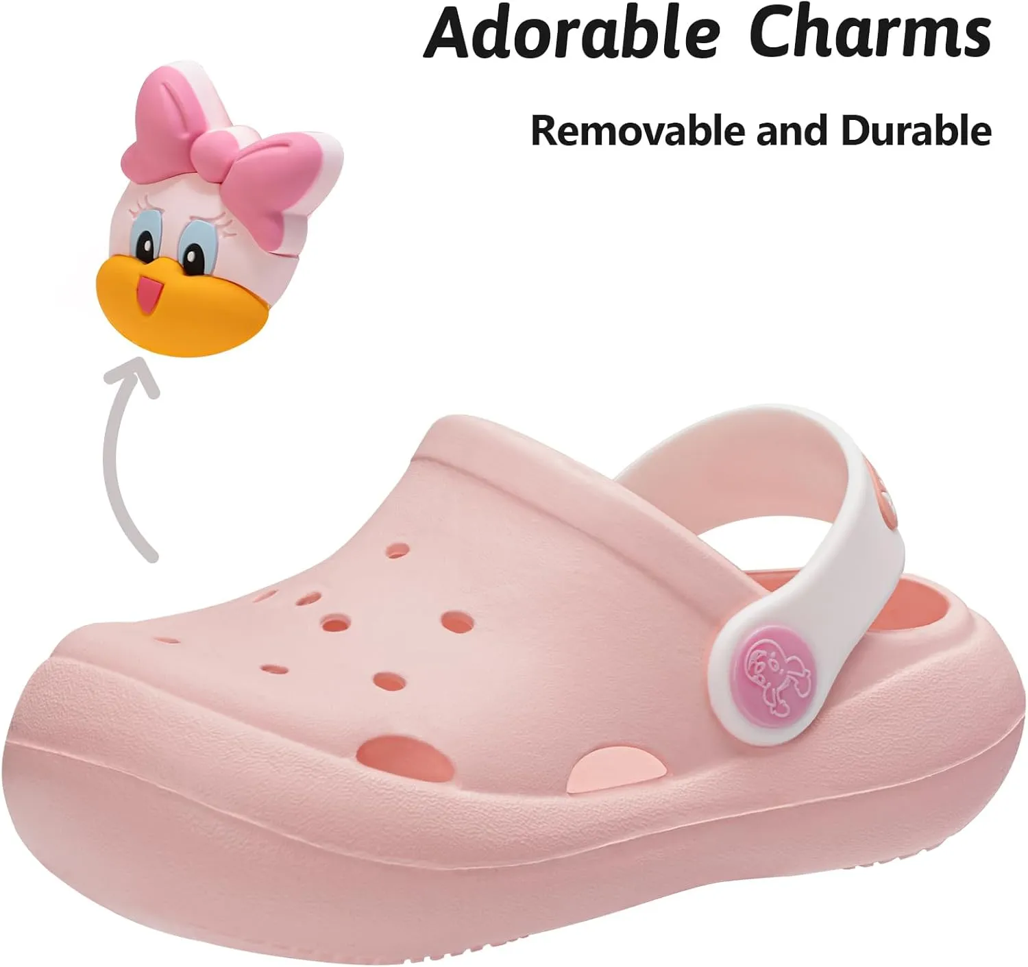 Toddler Girls Garden Clogs Kids Cartoon Beach Slide Sandals(Toddler/Little Kid)