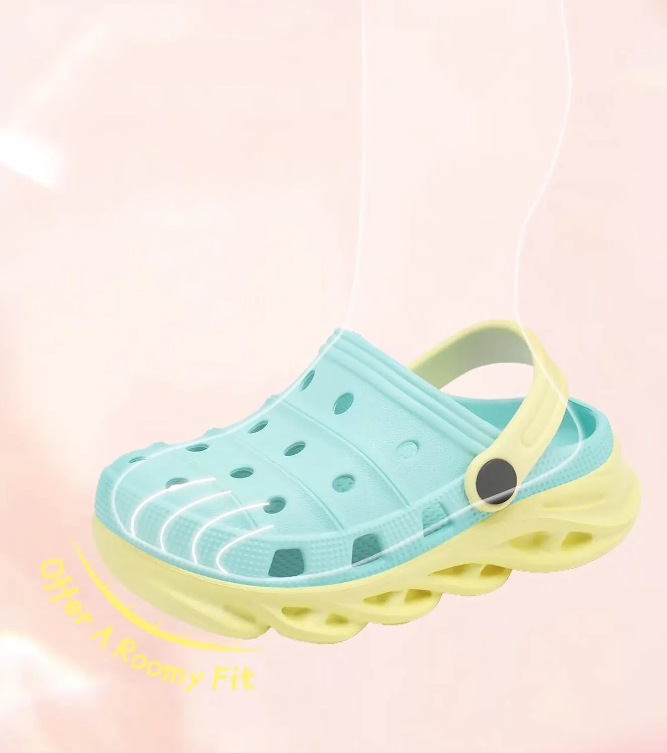 Toddler Kids Clogs Slip on Slide Sandals Slippers for Beach Pool Garden