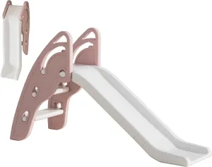 Toddler Slide Large Play Climber Slide PlaySet with Extra Long Slipping Slope Indoor Slide Kids Slide Toddler Playground Toddler Slide Outdoor Toys for Toddlers (Pink)