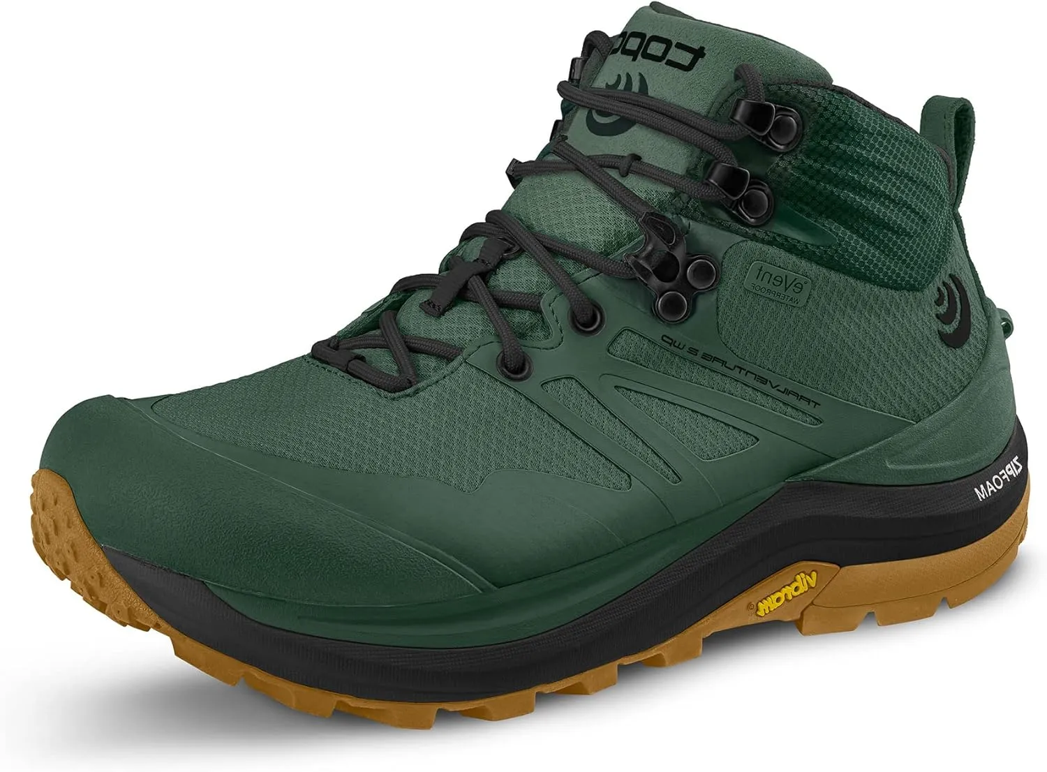 Topo Athletic Men's Trailventure 2 WP Comfortable Waterproof 5MM Drop Trail Running Boots, Athletic Shoes for Trail Running