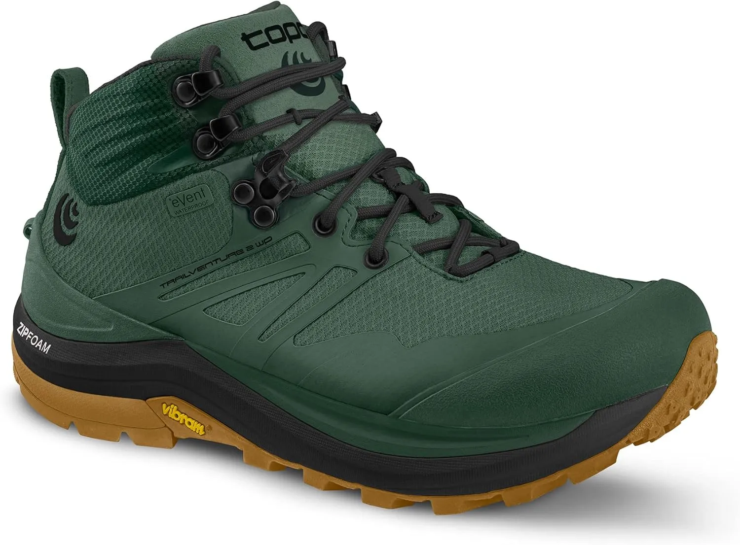 Topo Athletic Men's Trailventure 2 WP Comfortable Waterproof 5MM Drop Trail Running Boots, Athletic Shoes for Trail Running