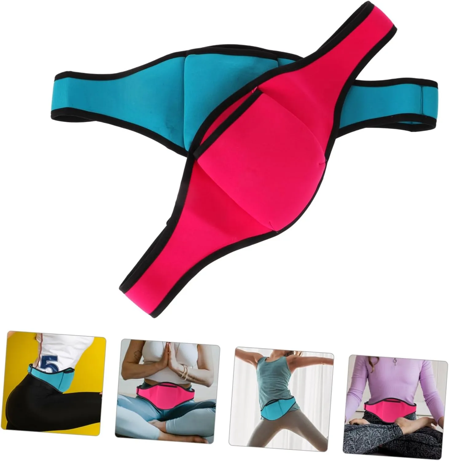 Toyvian 5sets 2pcs Adjustable Mic Belt Bag Fitness Trainer Carrier Pouch for Voice Stabilization for Dance Group Workouts and Classes Includes 2pcs*5