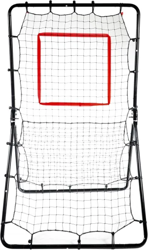 Trademark Innovations Baseball Pitchback Adjustable Rebounder Net Trainer,Black