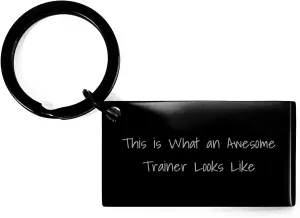 Trainer Keychain with Inspirational Quote Gifts from Men to Friends on Birthday