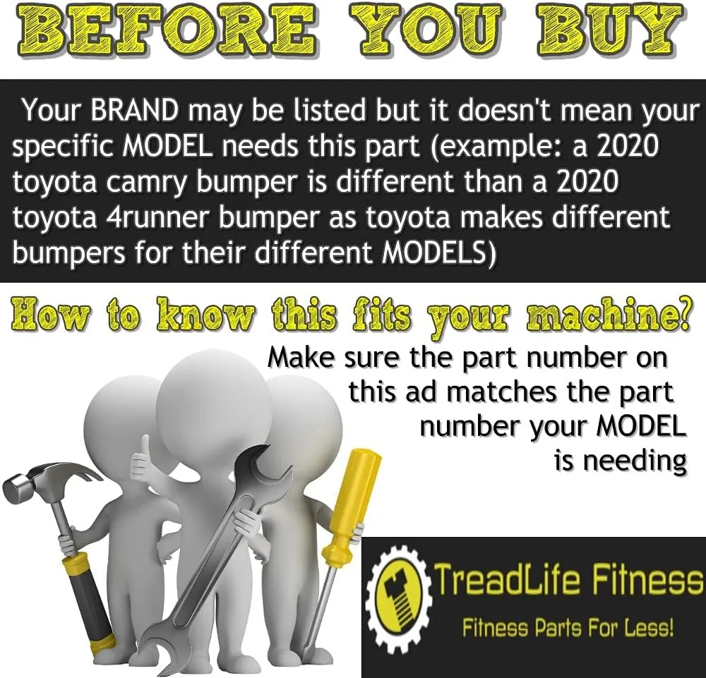 TreadLife Fitness Resistance Motor - Part #308036 - Replacement for: Nordictrack, Proform, GoldsGym, Freemotion, and More