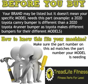 TreadLife Fitness Resistance Motor - Part #308036 - Replacement for: Nordictrack, Proform, GoldsGym, Freemotion, and More