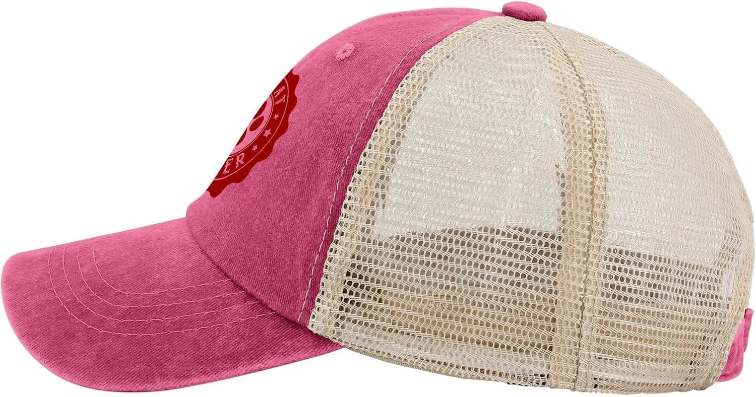 Treats Dealer Chow Mix Dog Trainer Sun hat Mens hat Pink Hats for Men Gifts for Men Golf Cap