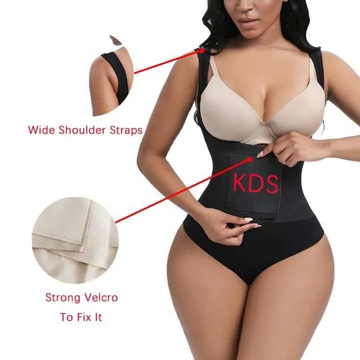 Tummy control belted shape
