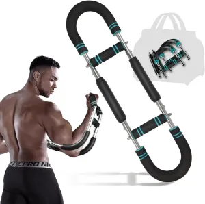 Twister Arm Trainer, 40-100lb Adjustable Arm Workout Equipment, Portable Twister Arm Trainer for Men, Chest Clip Muscle, Detachable Arm Exercise Equipment