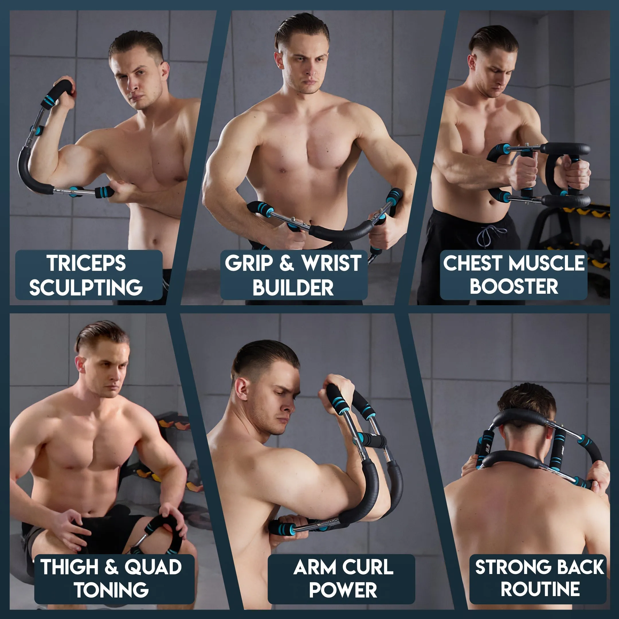 Twister Arm Trainer, 40-100lbs Arm & Chest Resistance Trainer