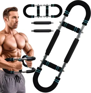 Twister Arm Trainer, 60-100 Lb Adjustable Chest Training Device/Arm and Hand Muscle Trainer, Portable Forearm Trainer, Removable Design, Strength Training Device for Home