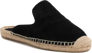 U-lite Women's Simple Mule Breathable Flat Espadrilles Shoes, Pure Color Mules