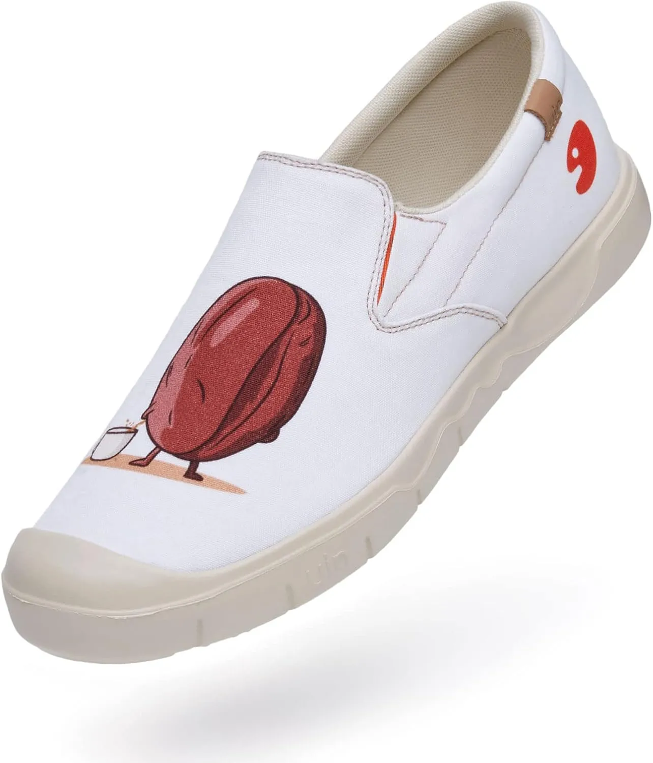 UIN Men's Fashion Sneakers Lightweight Walking Casual Slip Ons Comfortable Canvas Art Painted Travel Shoes Cadiz