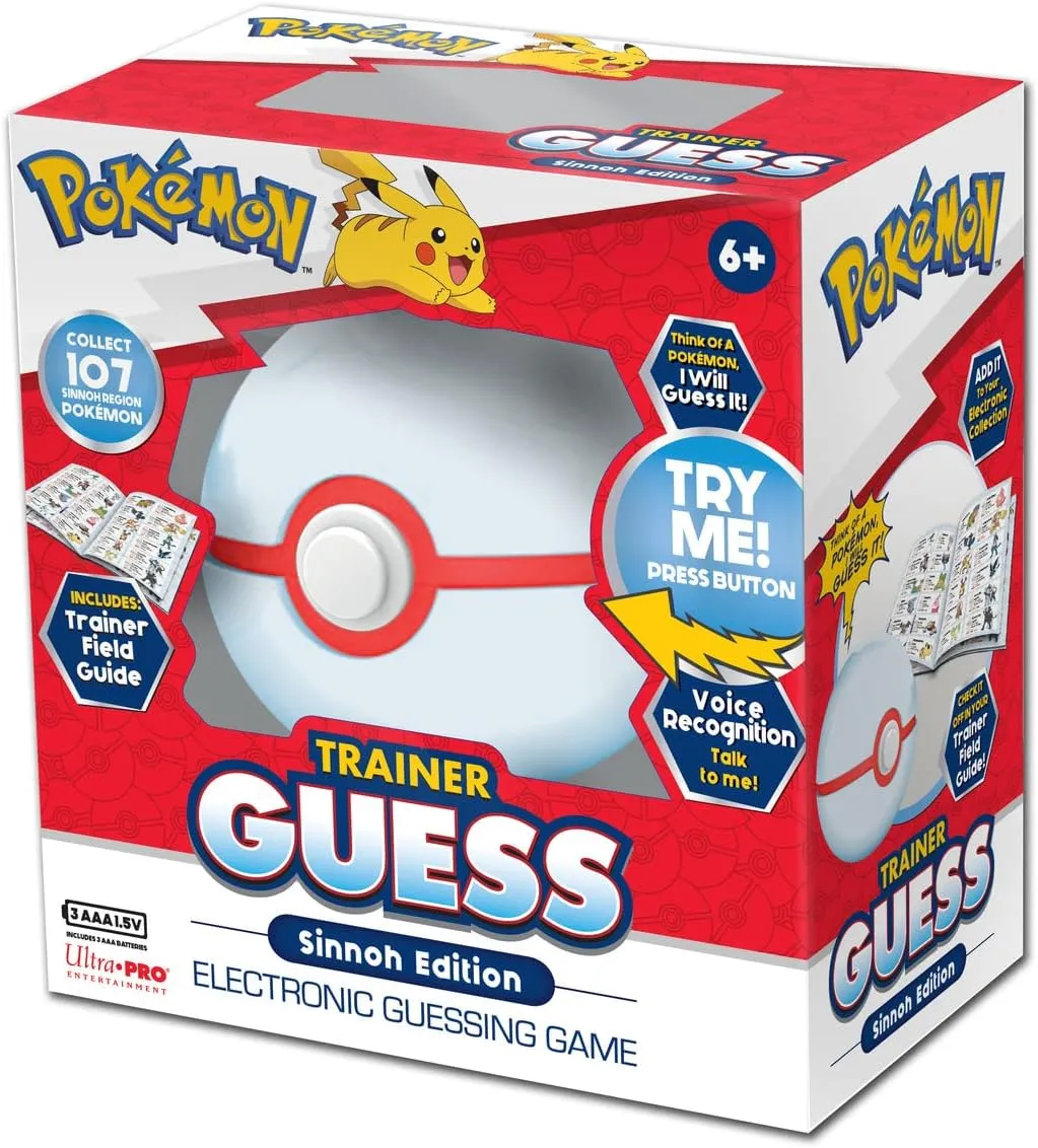 Ultra Pro Pokémon Trainer Guess Sinnoh Toy - Guess That Pokémon! Fun for Board Game & TCG Fans - Magic The Gathering, Card Binder - Challenge Friends & Family!