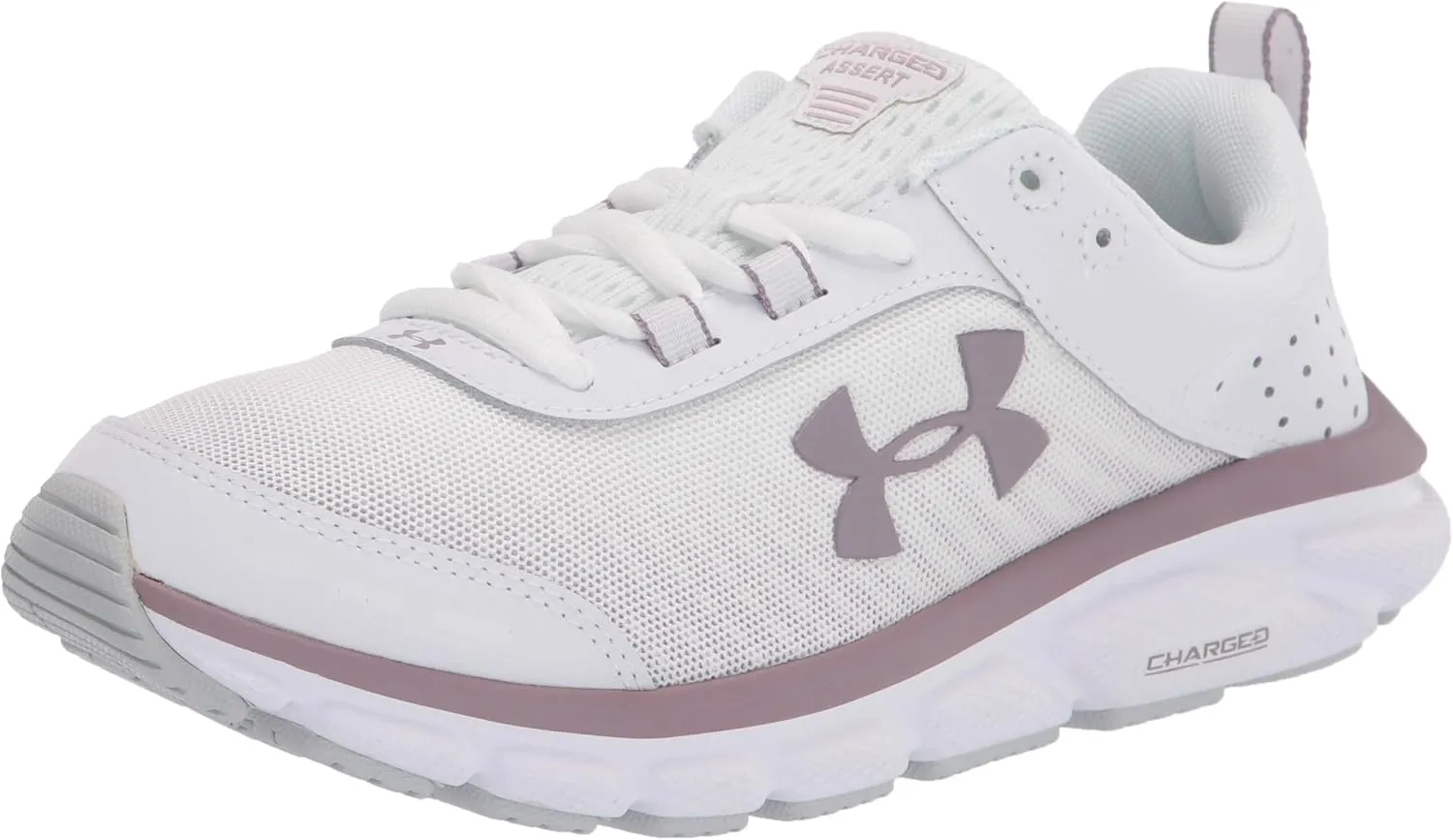 Under Armour Women's Charged Assert 8 Running Shoe, White (111)/White