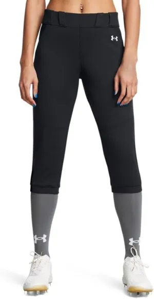 Under Armour Womens Utility Pro Softball Pants - Lightweight and Durable Performance Fabric MD Black-White