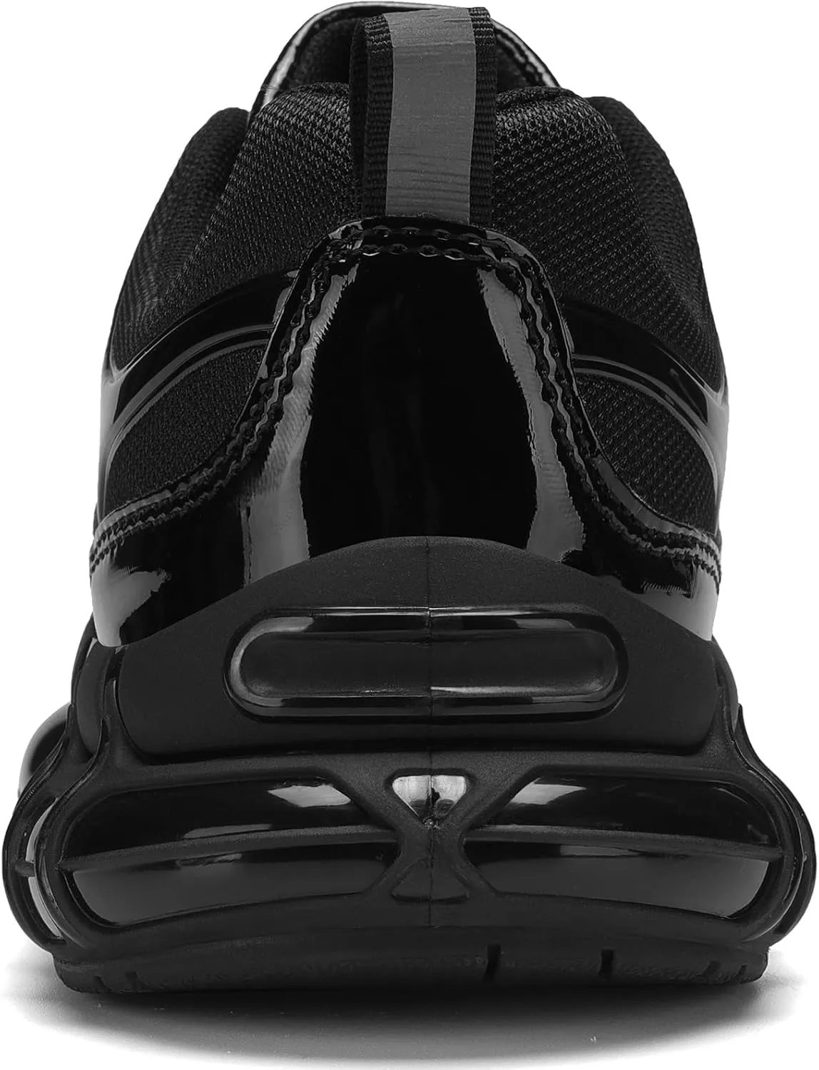 Unisex Steel Toe Shoes, Composite Toe, Anti-Smashing, Anti-Puncture, Lightweight, Breathable, Air Cushion, Non Slip, Work Shoes, Black, US Women's Size