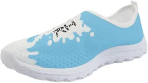 Unisex Walking Shoes Men Women Casual Sneakers Athletic Workout Travel Mesh Flat Shoes
