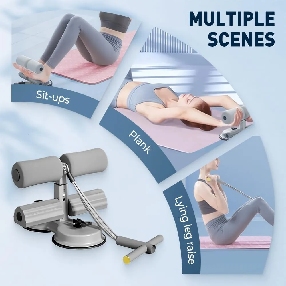 Upgraded Training Auxiliary Device, 2025 New Double Suction Cups Fixing, Multi-Adjustable Three Levels of Trainer Equipment, Abdominal Muscles Full Body Training for Home Gym Exercise