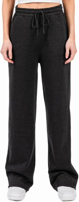 Urban Look High Rise Straight Leg Cotton Fleece Lined Sweatpants