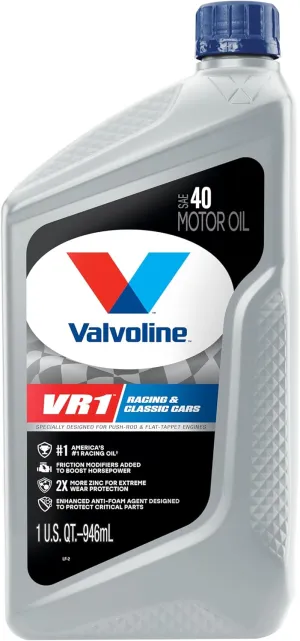 Valvoline VR1 Racing SAE 40 Motor Oil 1 QT