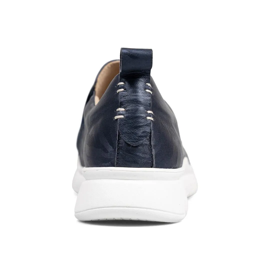 Van Dal Cecile Slip On Trainers - Navy Feature
