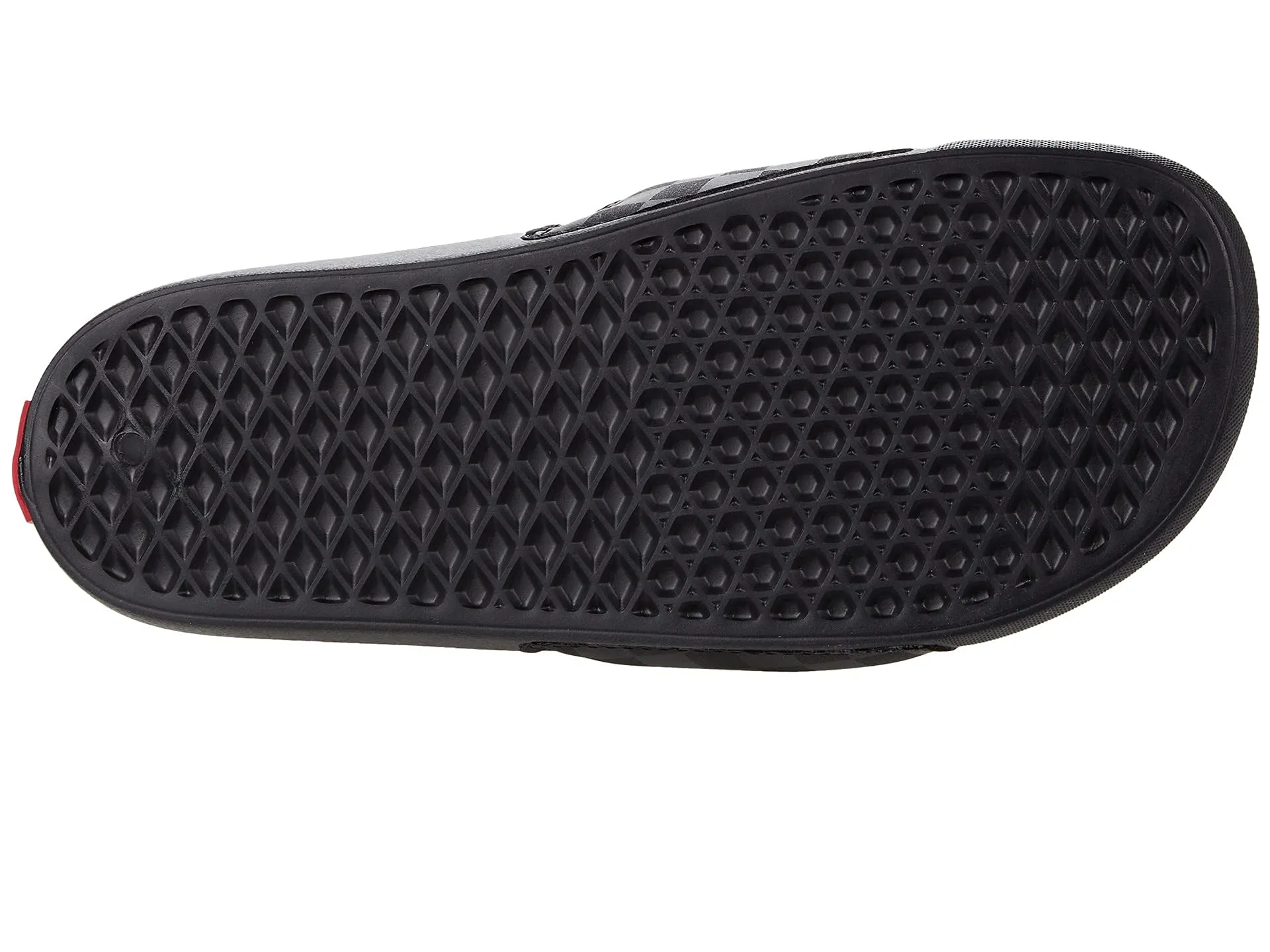 Vans Men's La Costa Slide-On Sneaker, (Checkerboard) Black/Black, 13