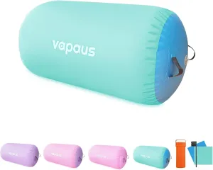 Vapaus Gymnastics Air Barrel Inflatable Tumbling Roller Mat Back Handspring Trainer Air Roller Tumbler Octagon Barrel Gymnastics Equipment for Tumble Track Cheerleading Yoga Training Durable AntiSlip Double Seal Without Pump
