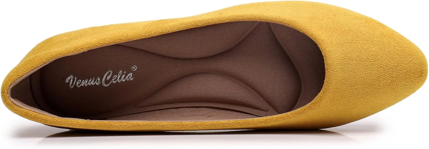VenusCelia Women's Snug2 Flat Shoe