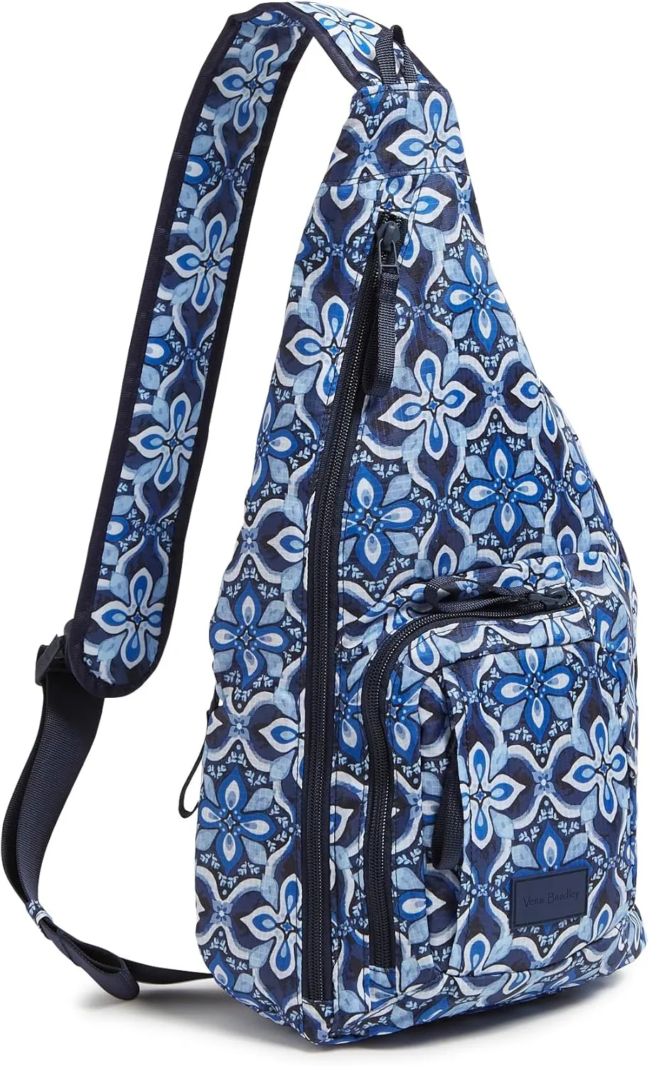 Vera Bradley Ripstop Sling Backpack, Raindrop Medallion
