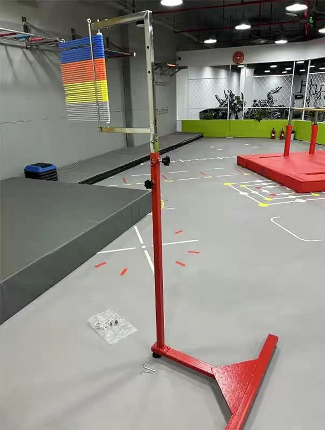 Vertical Jump Trainer for Athletes, Jump Height Ability Tester, Basketball Jumping Training Aid, Range of 5.6-11.8ft / 5.6-10.5ft / 4.6-9.2ft