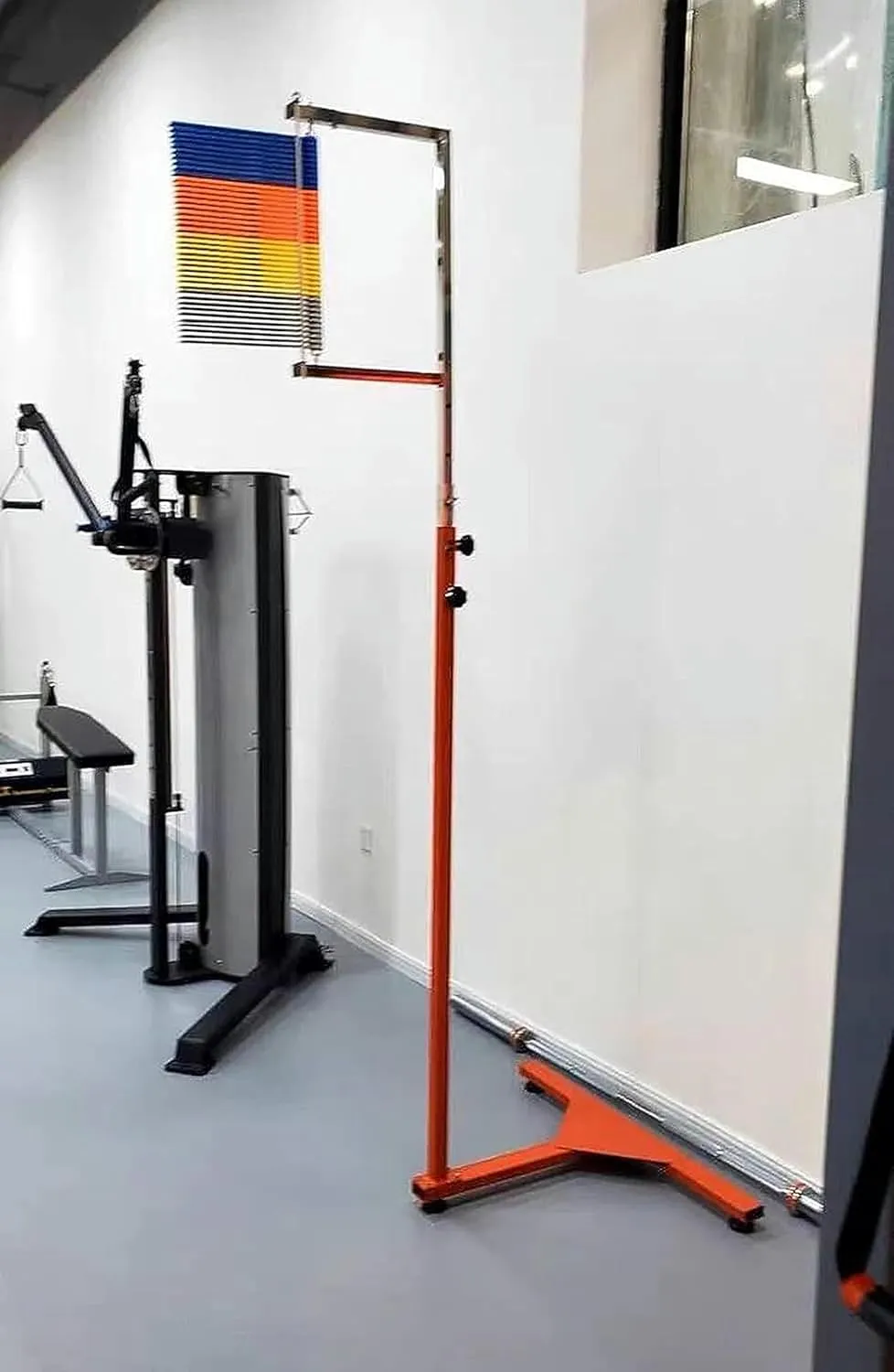 Vertical Jump Trainer for Athletes, Jump Height Ability Tester, Basketball Jumping Training Aid, Range of 5.6-11.8ft / 5.6-10.5ft / 4.6-9.2ft