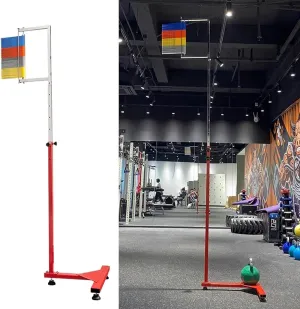 Vertical Jump Trainer Gym Equipment, 1.4-3 M Adjustable Sports Jump Height Tester for Teenagers, Physical Testing Scale, Easy to Install