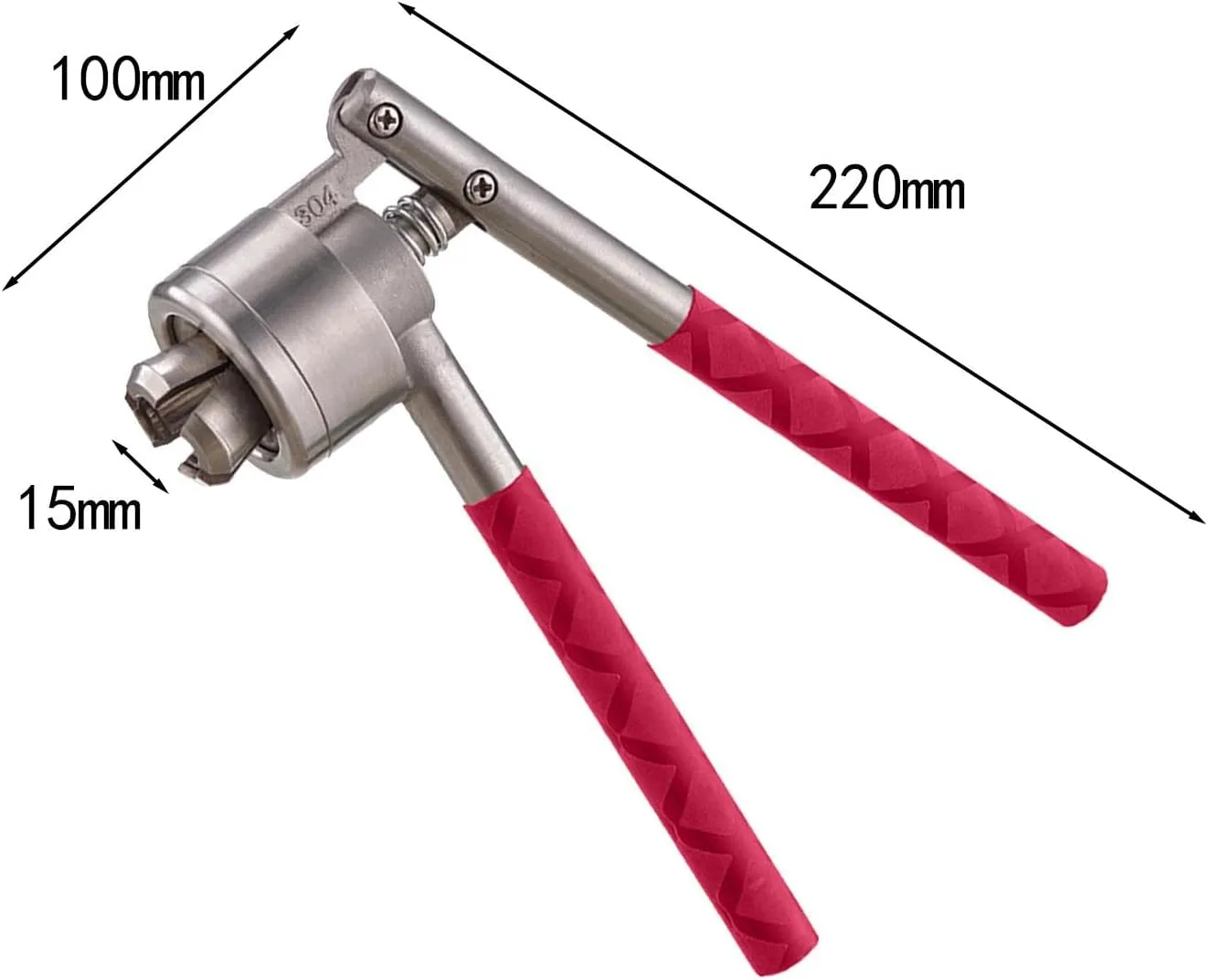Vial Crimper,Manual Sealer,Anti Slip Multifunction Capping Tool,Perfume Vial,Bottle Capper Machine Hand Held Capping Machine, 15B